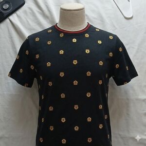 Elegant Black and Gold Men's Tee